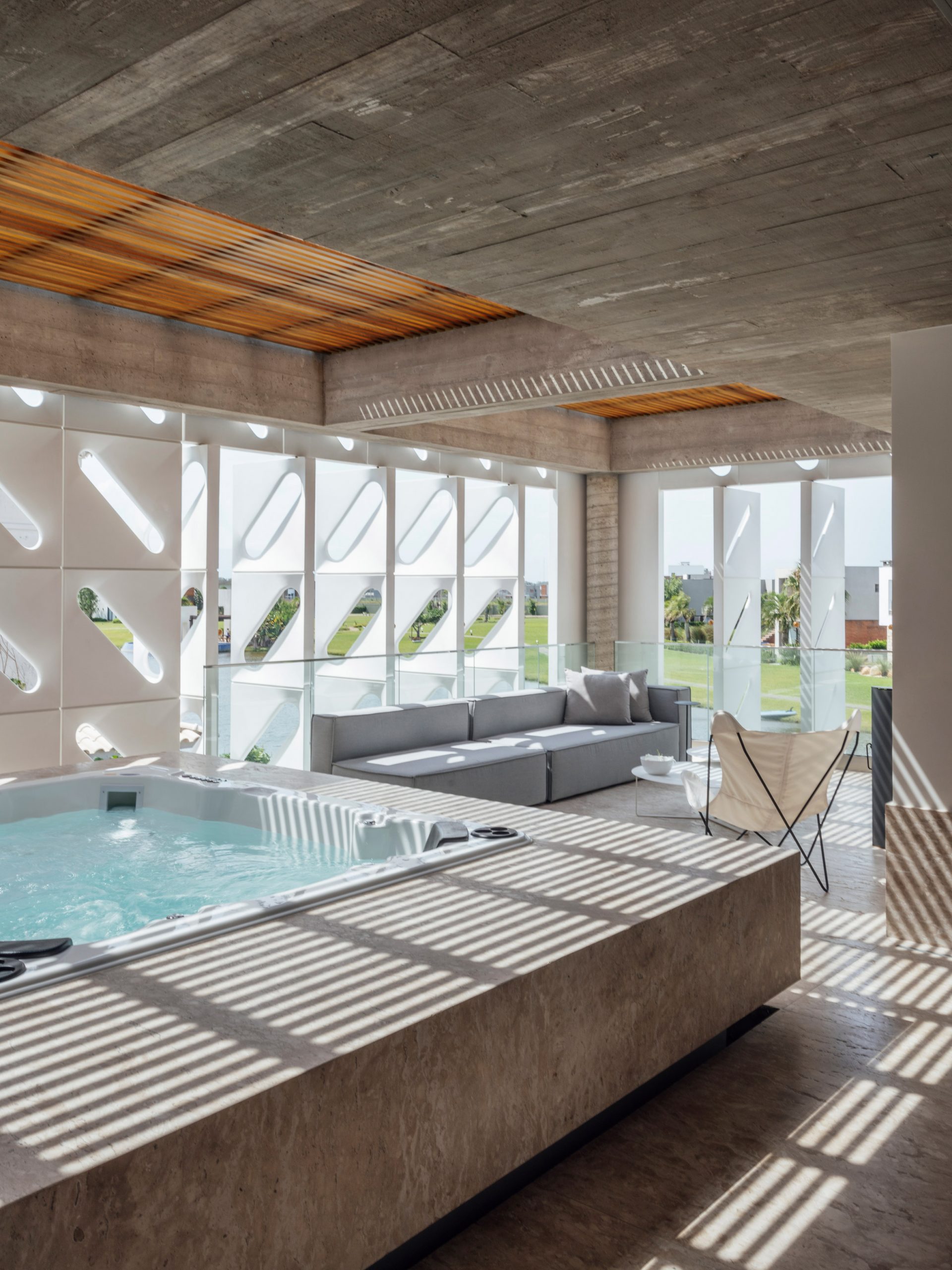 Architecture，Glass，Hollowed out，window shades，Interior design，