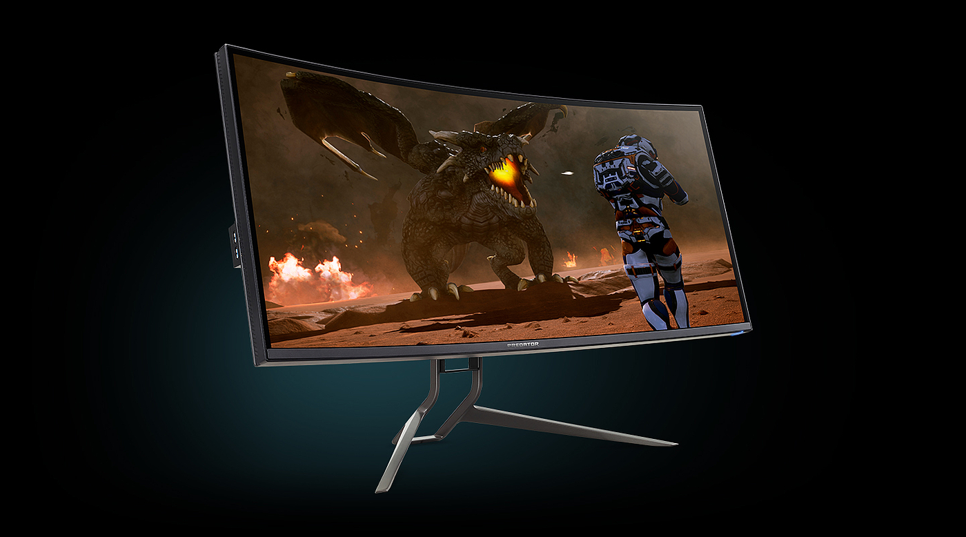 2020 red dot product design award，Predator X38，monitor，E-sports，curved surface，