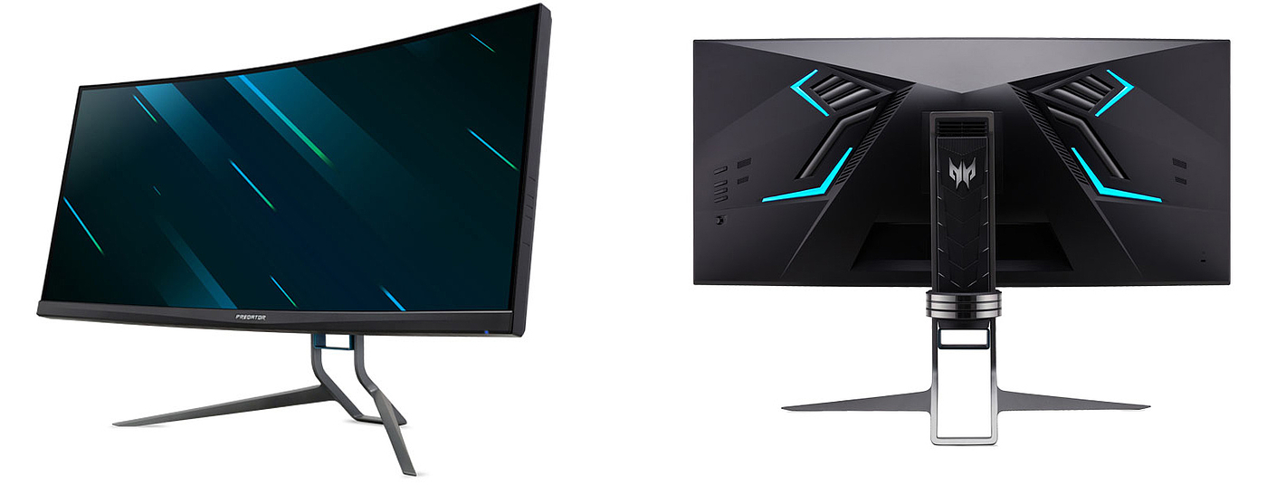 2020 red dot product design award，Predator X38，monitor，E-sports，curved surface，