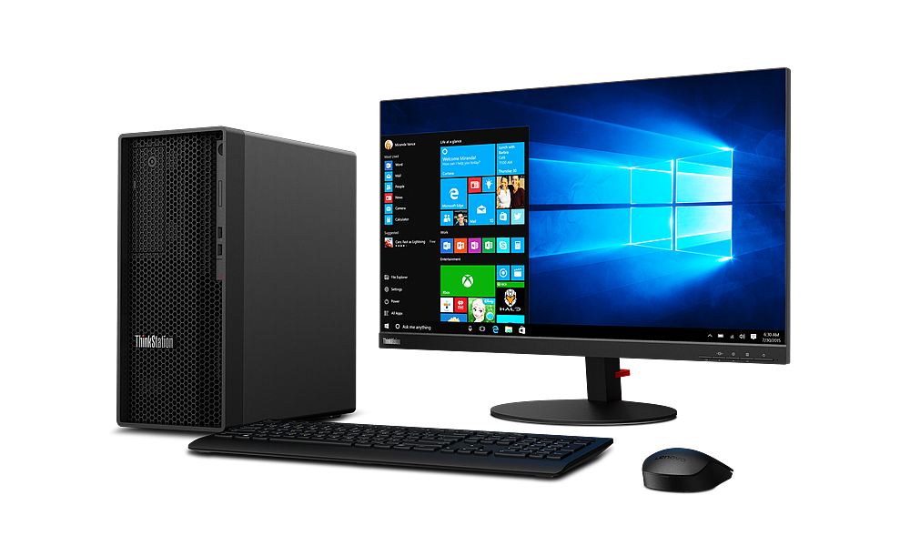 2020 red dot product design award，ThinkStation P340，host，black，