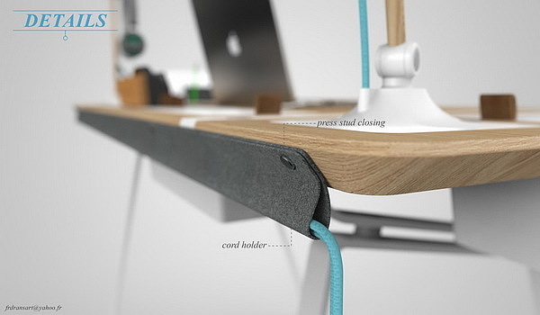 Design，multi-function，woodiness，Simple shape，product design，to work in an office，