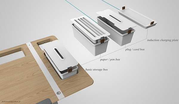 Design，multi-function，woodiness，Simple shape，product design，to work in an office，