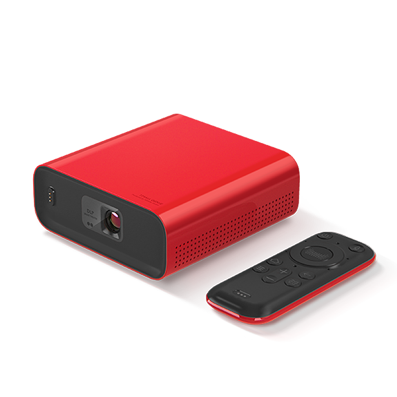 2020 red dot product design award，Tmall Genie TG_V1_W，Projector，Portable，intelligence，Support voice，Tmall Elf，