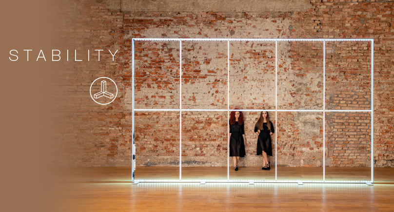 2020 red dot product design award，Mobile backlight display，Anodic alumina，Large size，Modular connection，