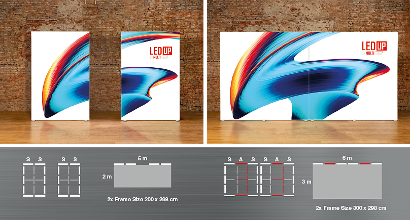 2020 red dot product design award，Mobile backlight display，Anodic alumina，Large size，Modular connection，