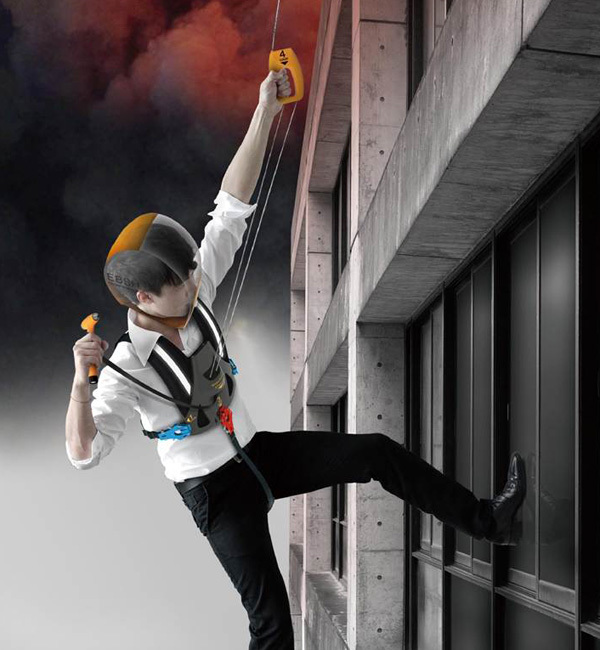 product design，industrial design，escape，Fire Extinguisher，security，