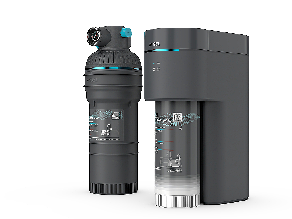 2020 red dot product design award，Water filtration system，blue，modern，Simplicity，