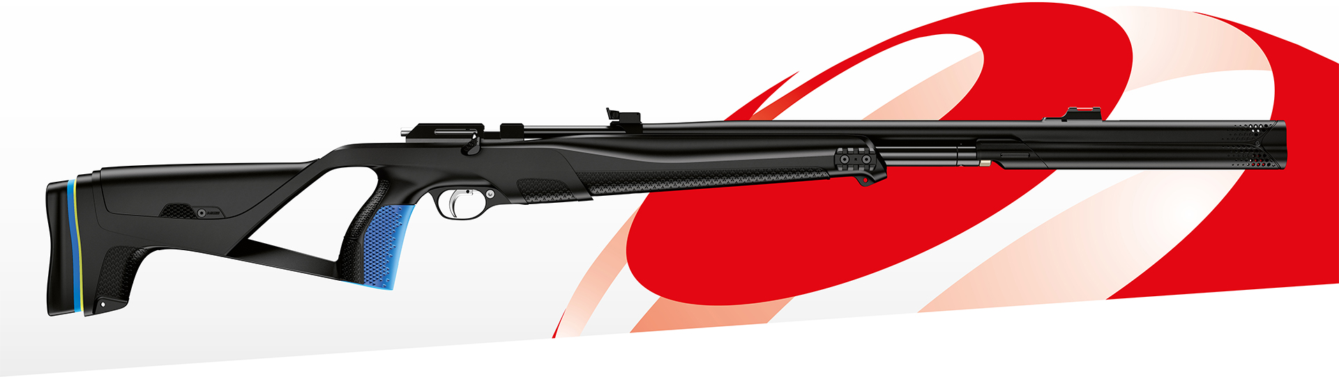 2020 red dot product design award，Air gun，Streamlined design，Silencer，