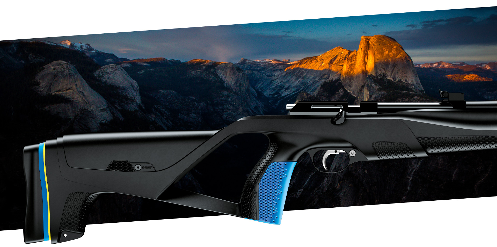 2020 red dot product design award，Air gun，Streamlined design，Silencer，