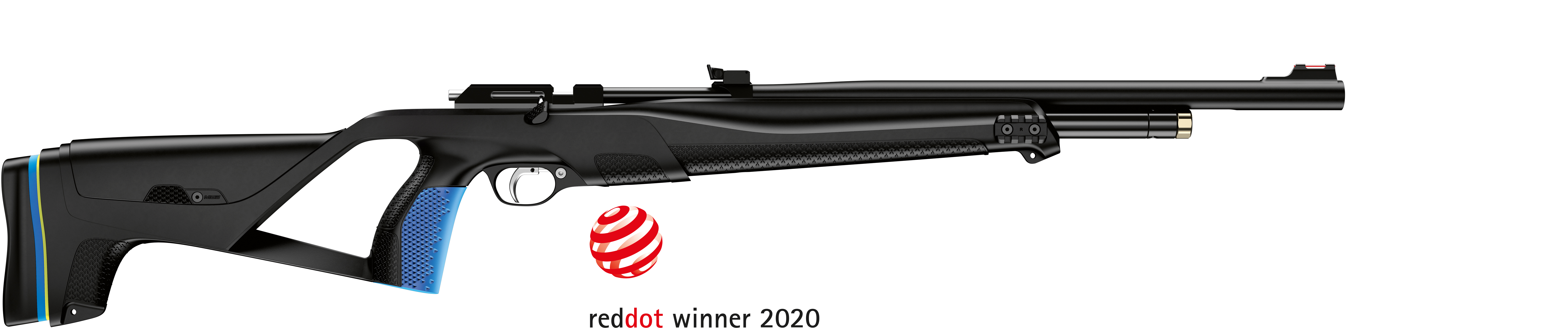 2020 red dot product design award，Air gun，Streamlined design，Silencer，