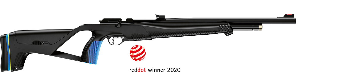 2020 red dot product design award，Air gun，Streamlined design，Silencer，