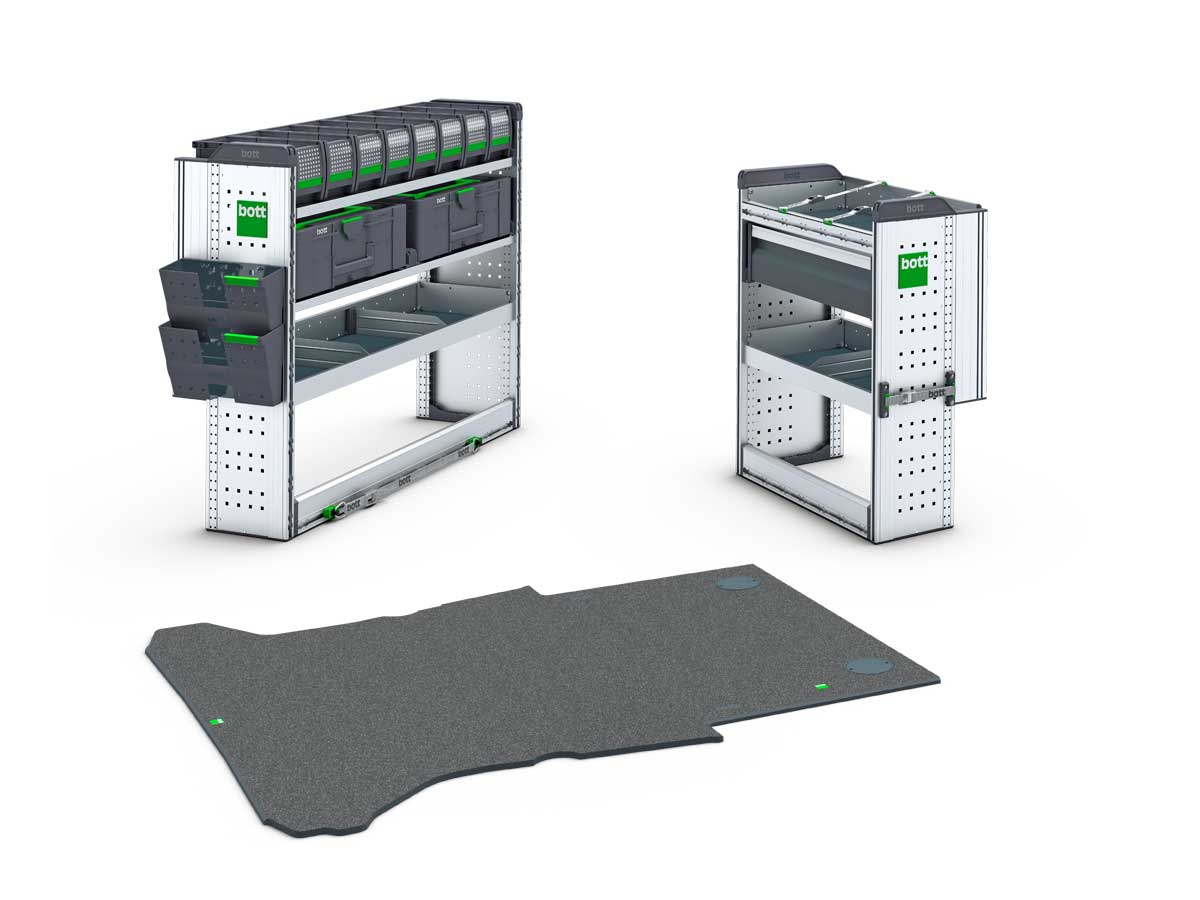 2020 red dot product design award，various bottes3，Van shelf，Ultralight，Truck rack，Aluminium，goods shelves，