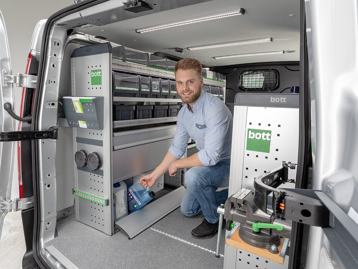 2020 red dot product design award，various bottes3，Van shelf，Ultralight，Truck rack，Aluminium，goods shelves，