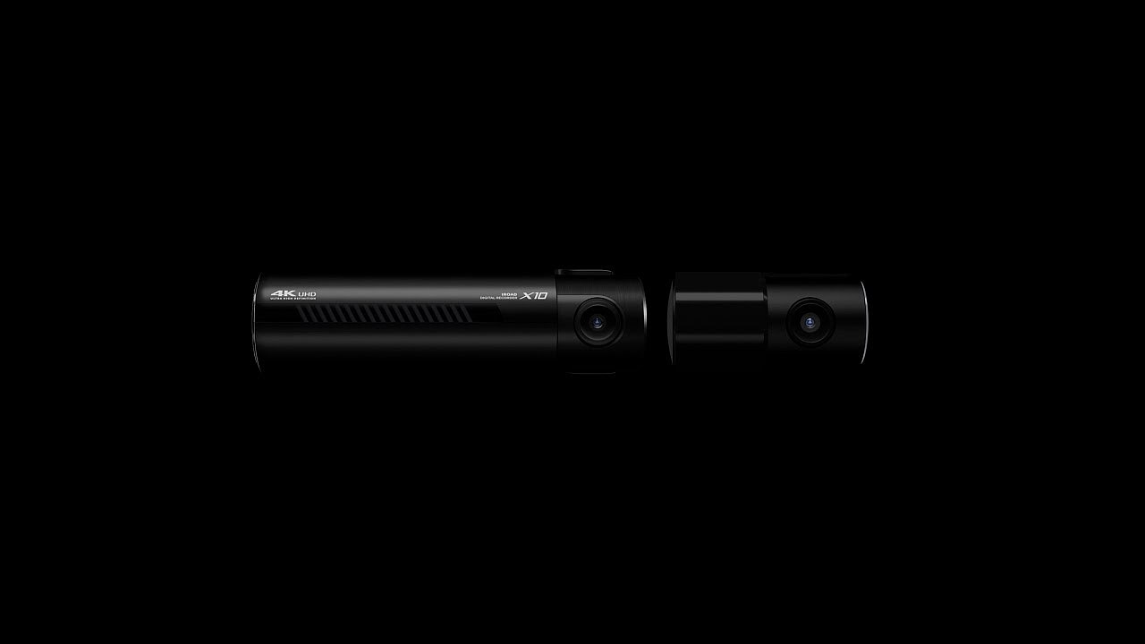2020 red dot product design award，IROAD X10，tachograph，Driving recorder，Matte black，X-vision，wifi，