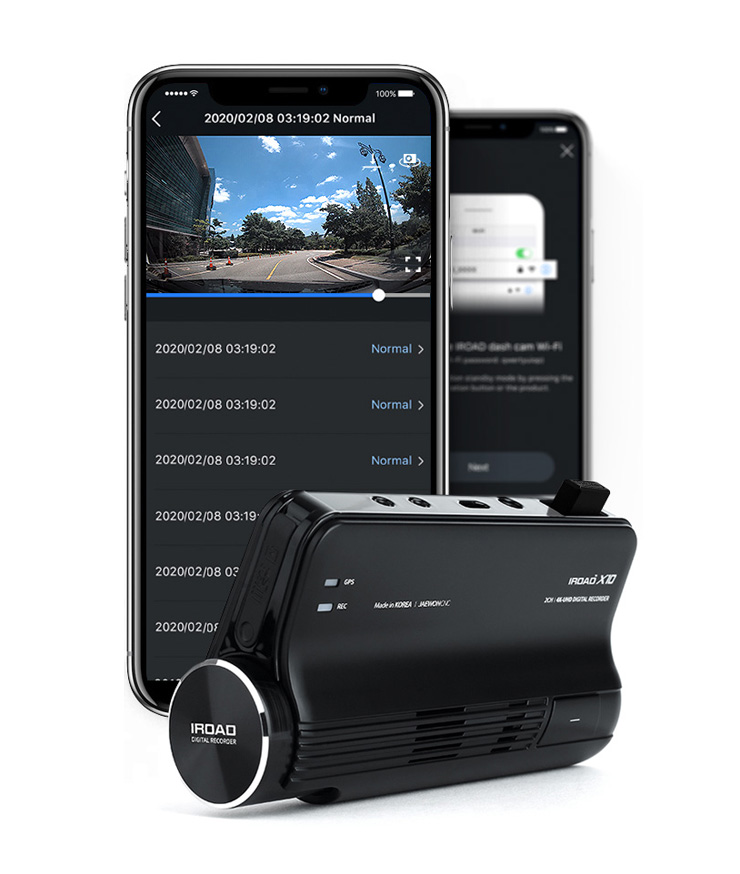 2020 red dot product design award，IROAD X10，tachograph，Driving recorder，Matte black，X-vision，wifi，