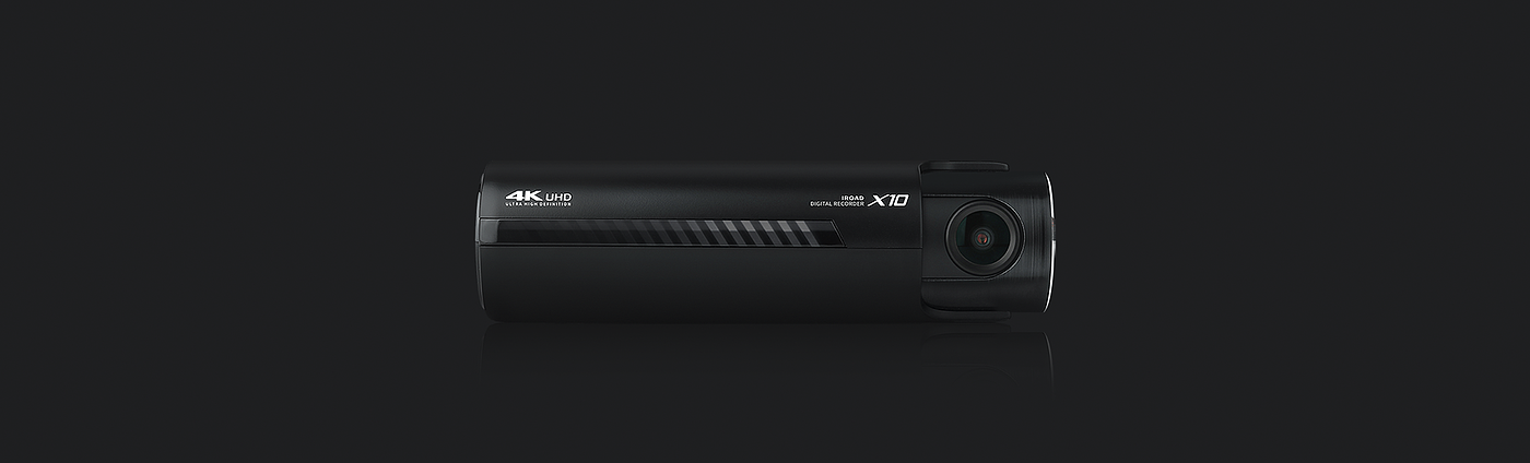 2020 red dot product design award，IROAD X10，tachograph，Driving recorder，Matte black，X-vision，wifi，