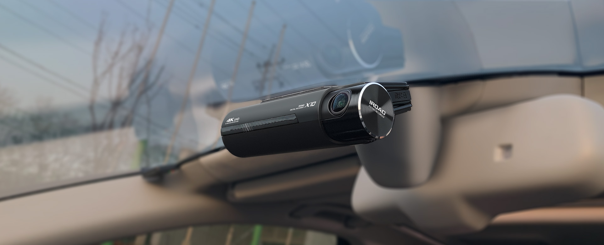 2020 red dot product design award，IROAD X10，tachograph，Driving recorder，Matte black，X-vision，wifi，