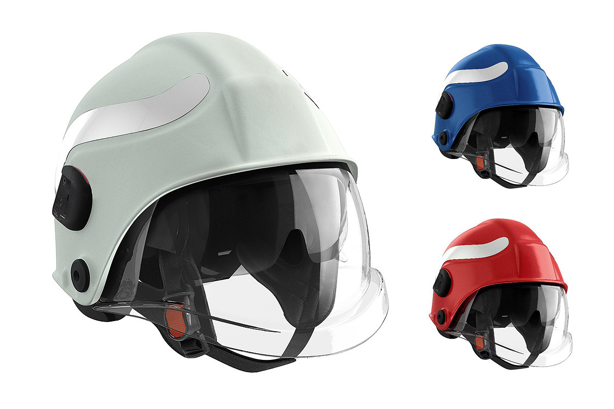 Fire helmet，PAB Fire 05，Fire fighting supplies，2020 red dot product design award，