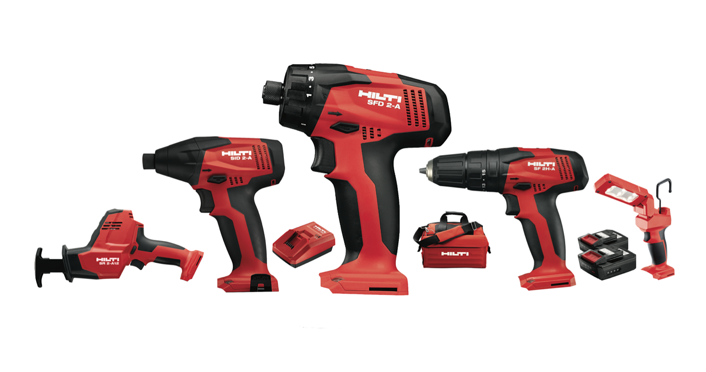 SID 2-A12，Electric drill set，Hilti SF 2-A12，SF 2H-A12，2020 red dot product design award，SFD 2-A12，