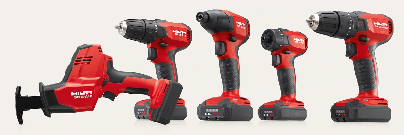 SID 2-A12，Electric drill set，Hilti SF 2-A12，SF 2H-A12，2020 red dot product design award，SFD 2-A12，