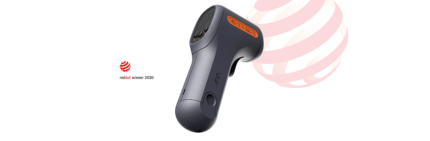 Jimihome，Temperature measuring gun，The thermometer，2020 red dot product design award，