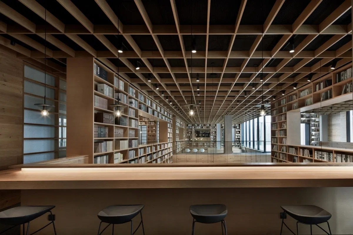 Yue Library，Bookstore，Interior design，2020 red dot product design award，