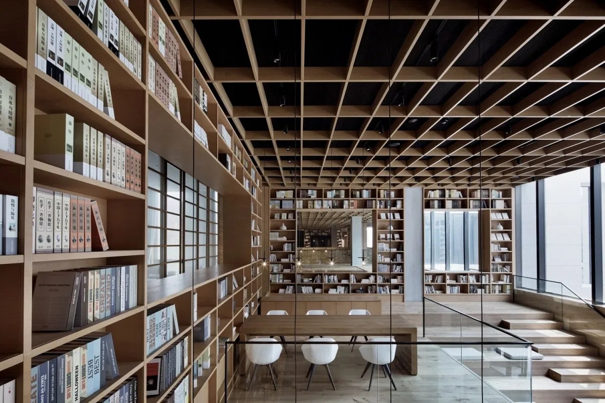 Yue Library，Bookstore，Interior design，2020 red dot product design award，