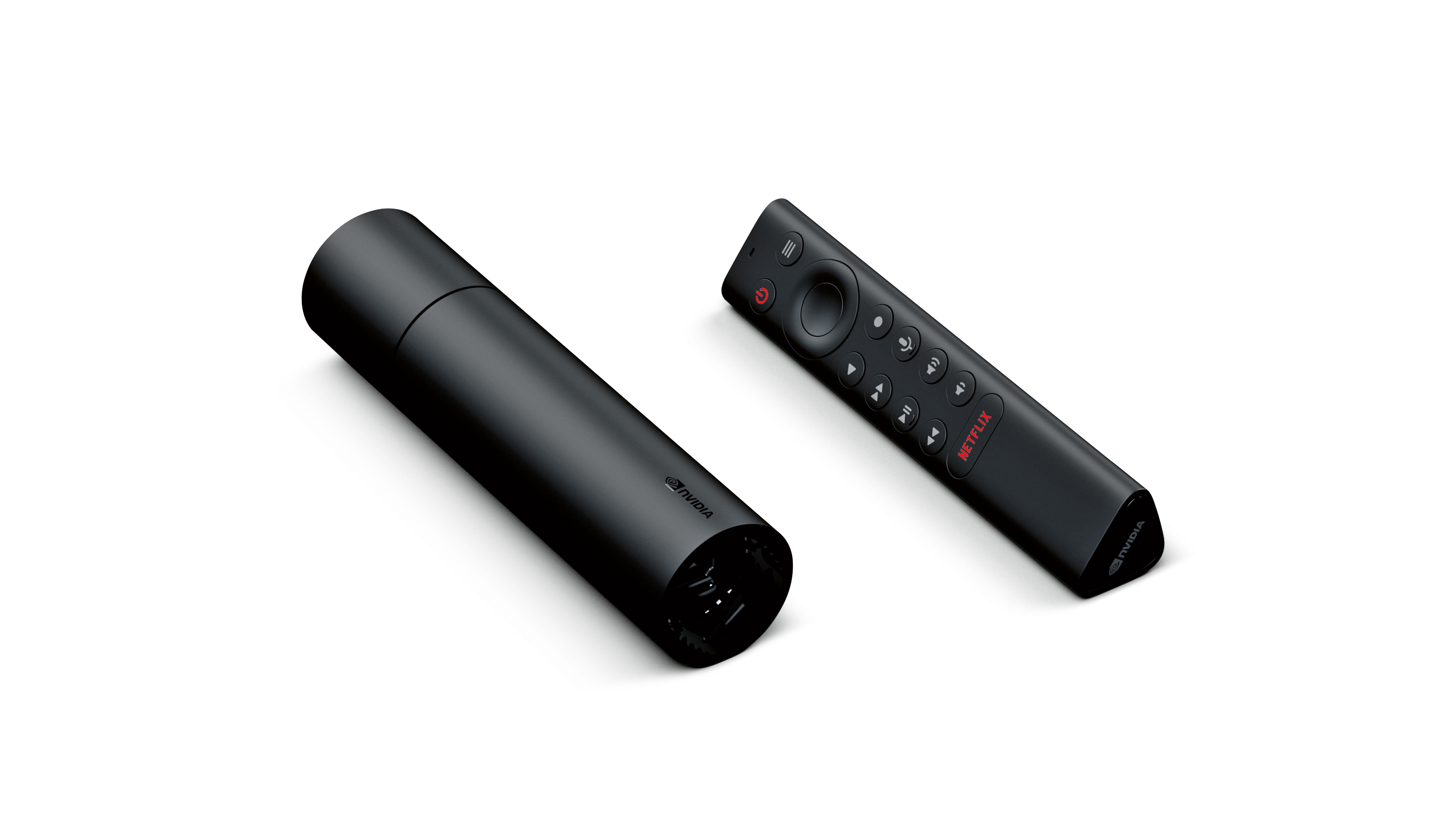 2020 red dot product design award，NVIDIA Shield TV，cylindrical，TV box，Set top box，Remote control，