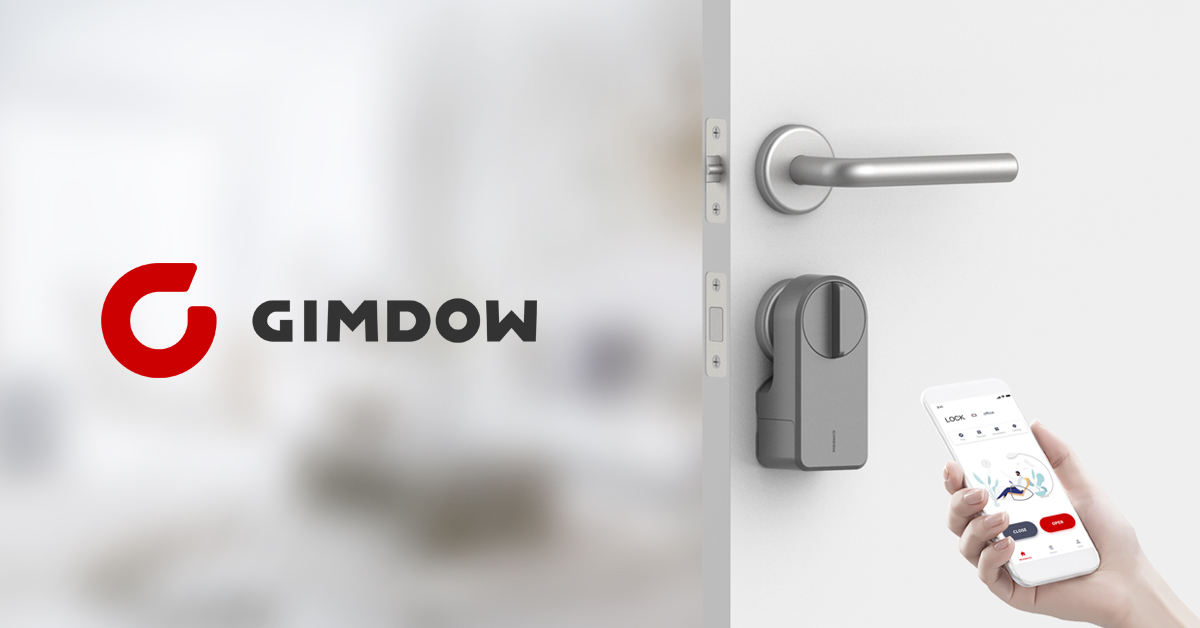 Gimdow，Intelligent door lock，Smart home products，2020 red dot product design award，