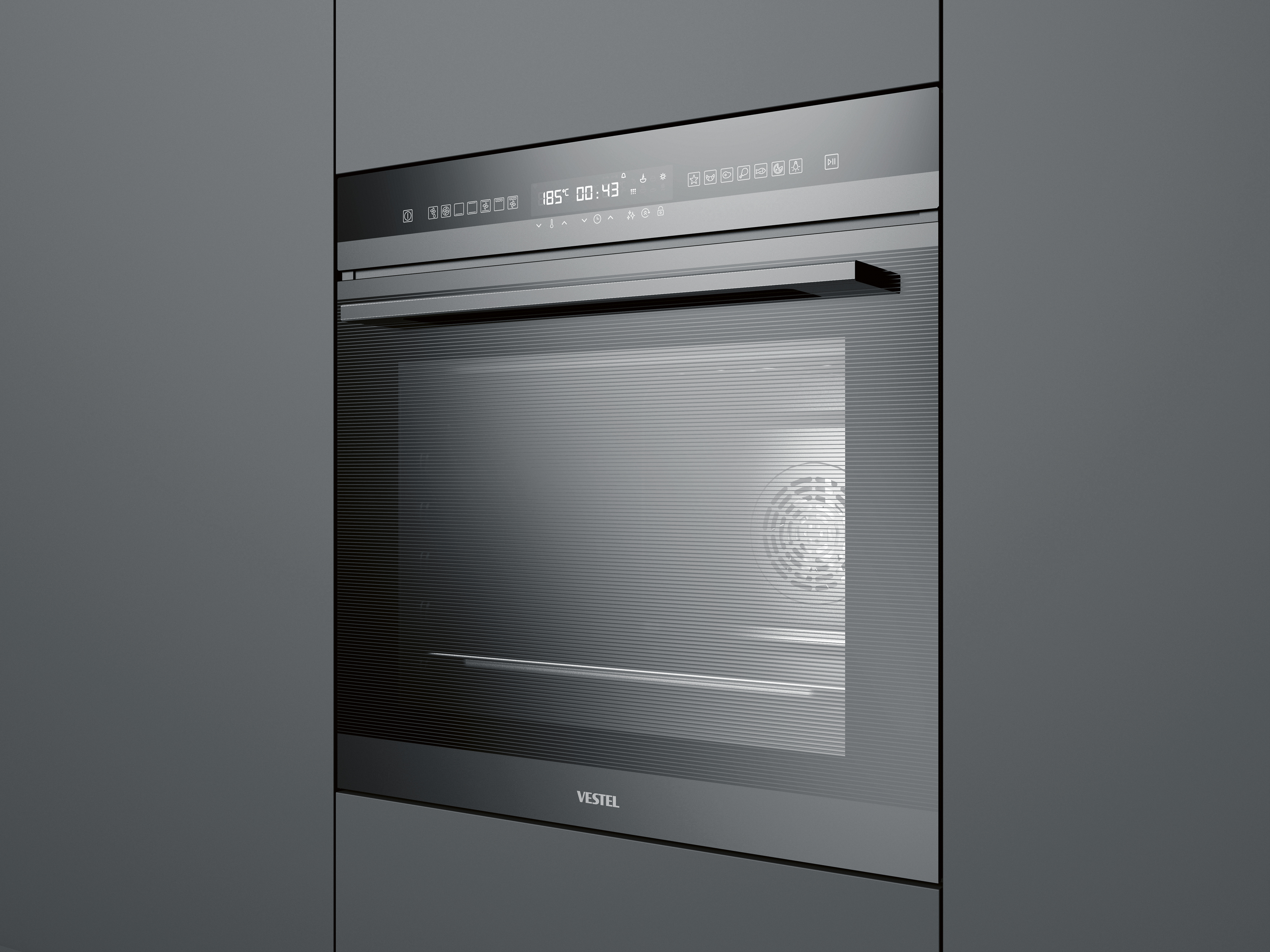 2020 red dot product design award，modern，Simplicity，black，oven，