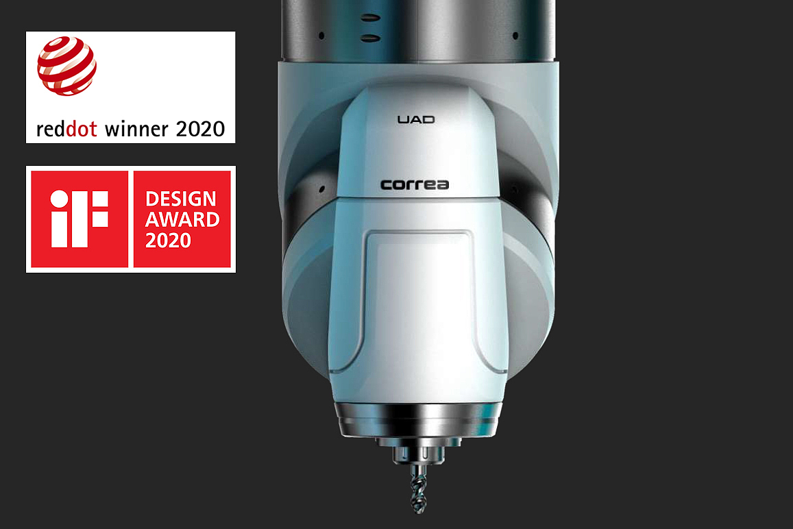 2020 red dot product design award，UAD，Milling head，