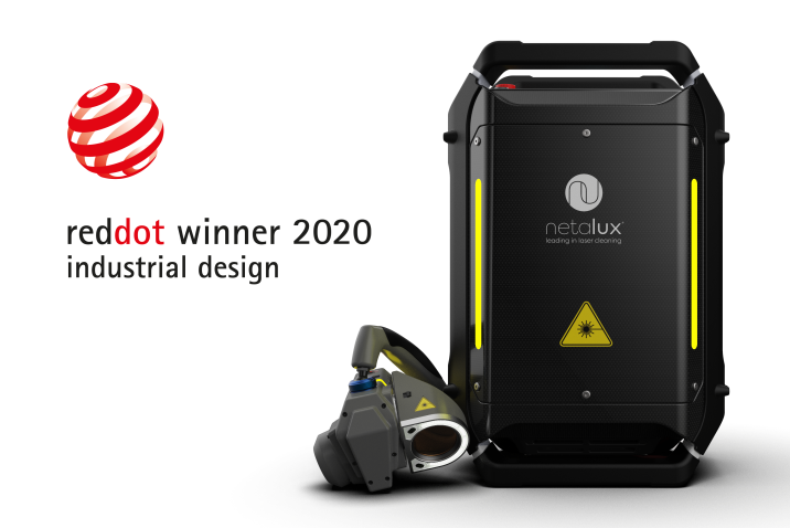 2020 red dot product design award，Netalux Needle®，Laser cleaning equipment，
