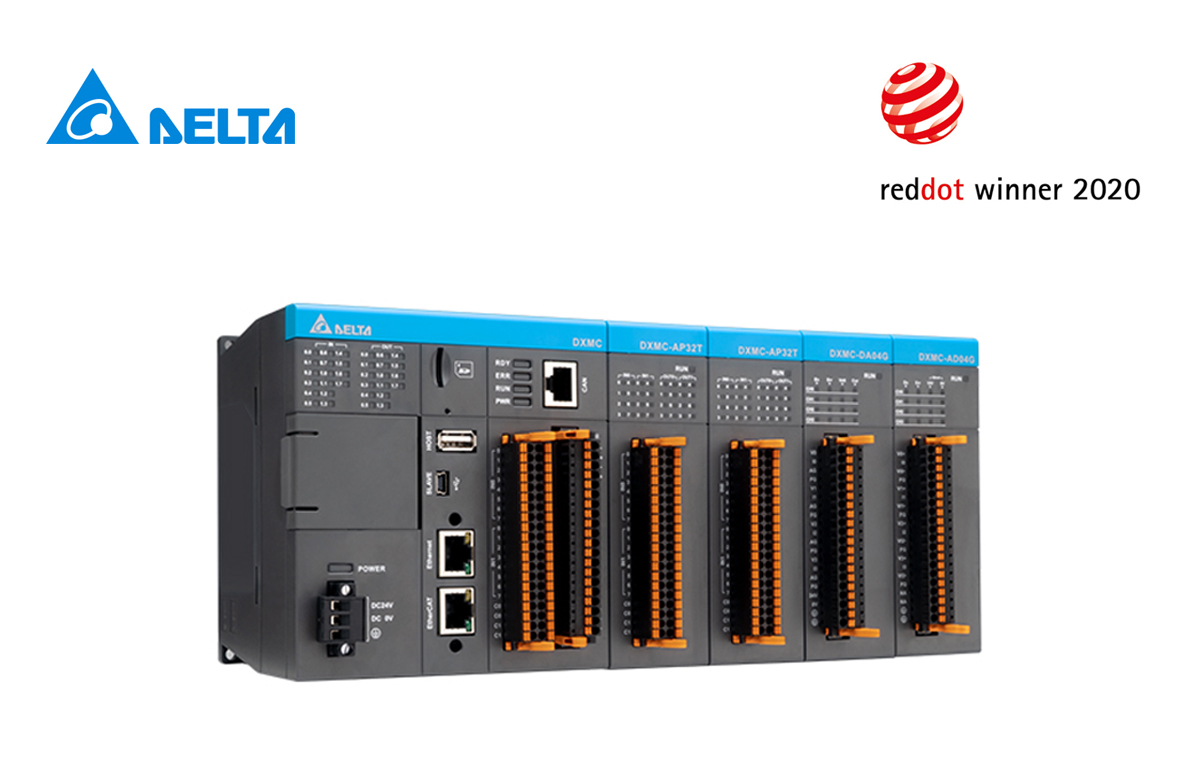 2020 red dot product design award，DXMC Series，Motion controller，PBT material preparation，dustproof，Oil prevention，