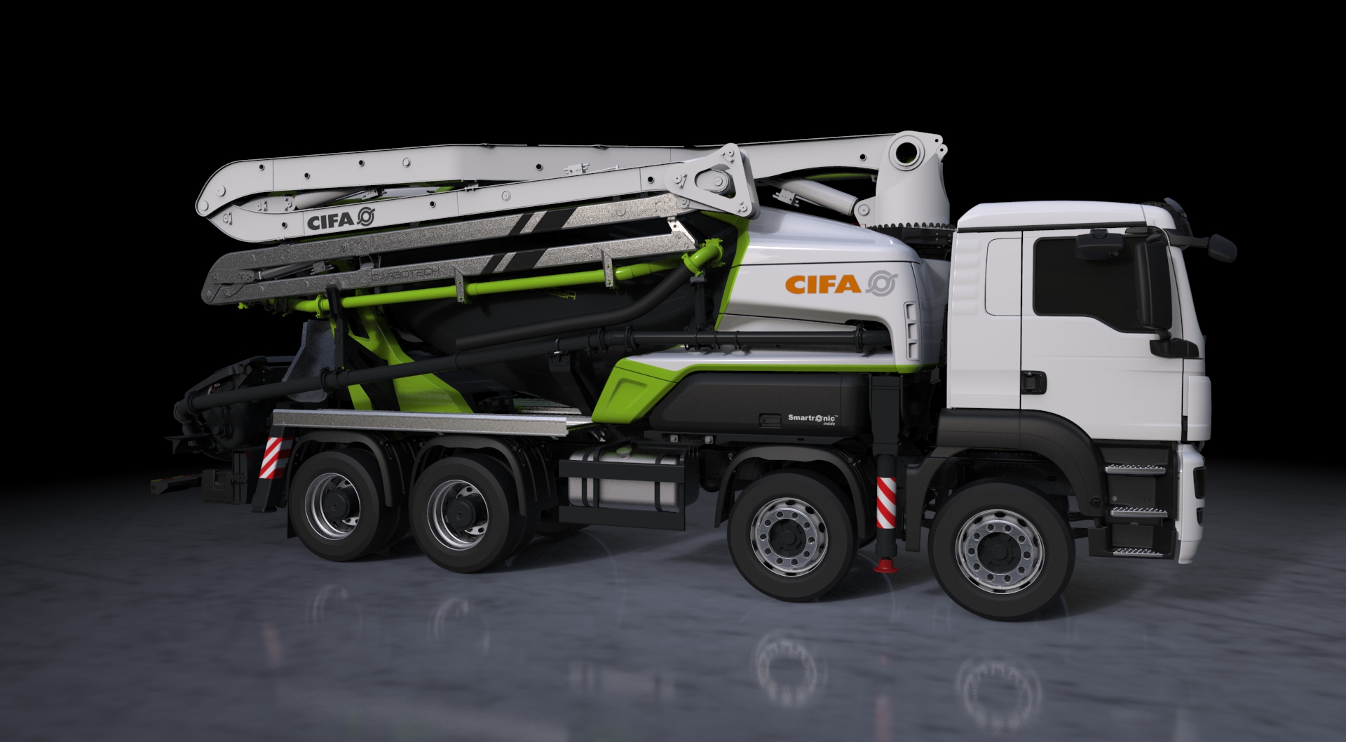 2020 red dot product design award，CIFA ENERGY MK28E，Mixing pump truck，Hybrid，