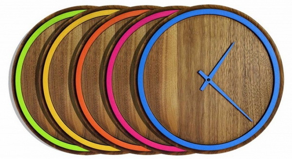 Clock，natural，original，solid wood，product design，Simplicity，
