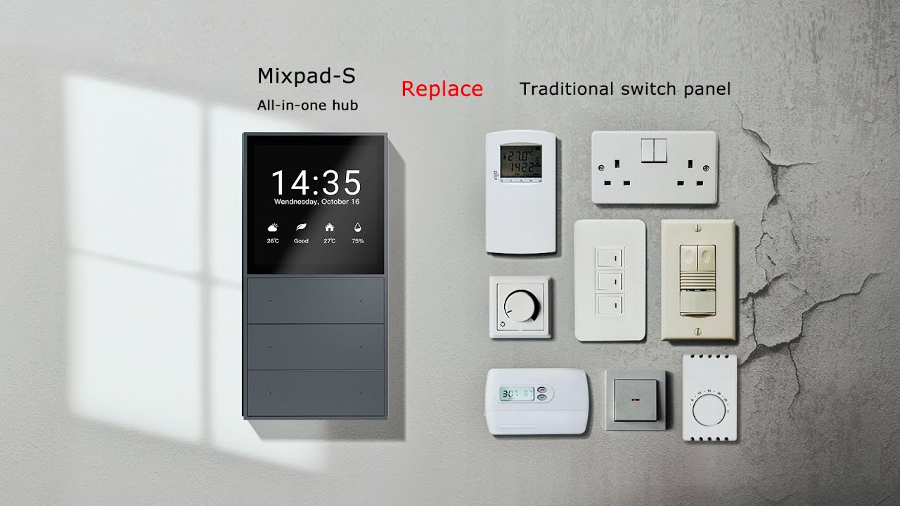 MixPad S，Intelligent control panel，Smart home products，2020 red dot product design award，
