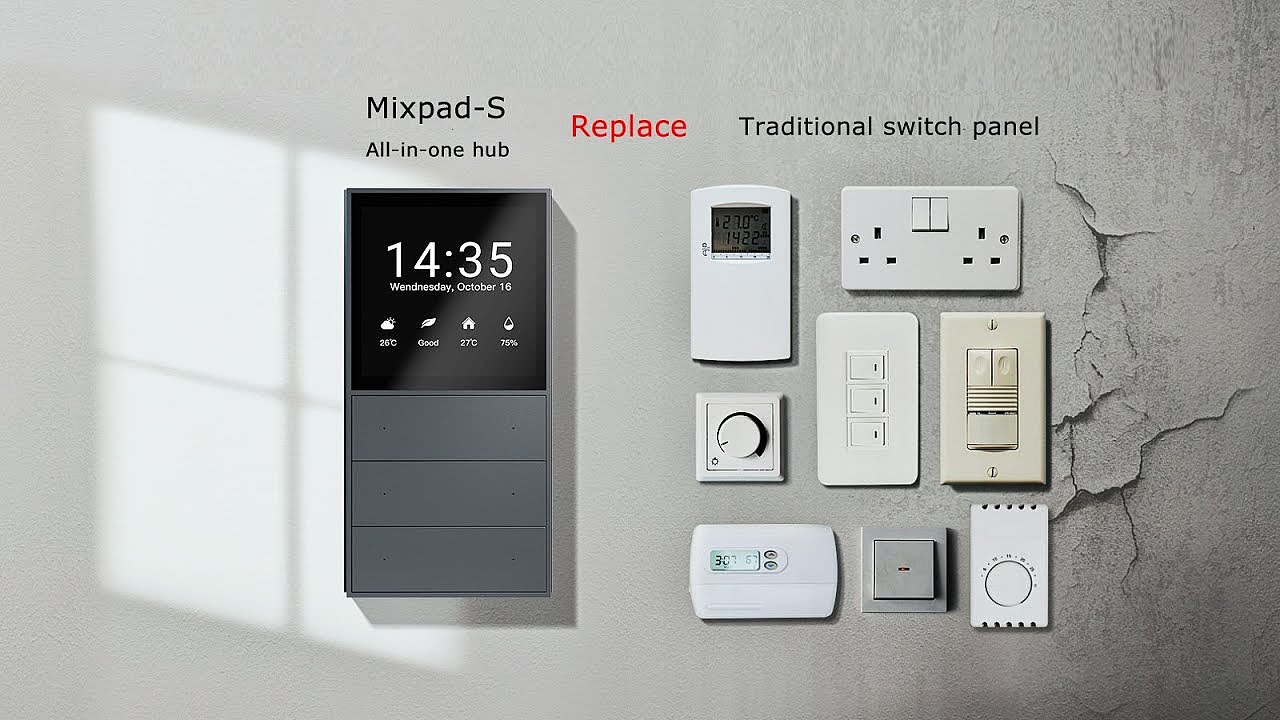 MixPad S，Intelligent control panel，Smart home products，2020 red dot product design award，