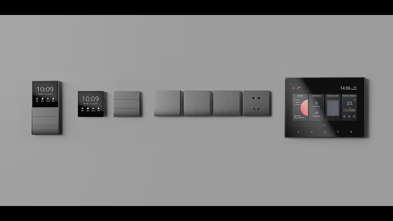 MixPad Plus，Intelligent control panel，Smart home products，2020 red dot product design award，