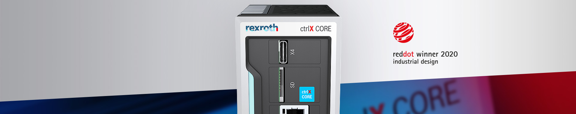 2020 red dot product design award，ctrlX CORE，Control system，