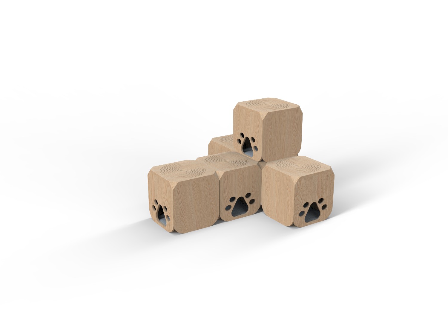 Cat nest，Sitting stool，modularization，