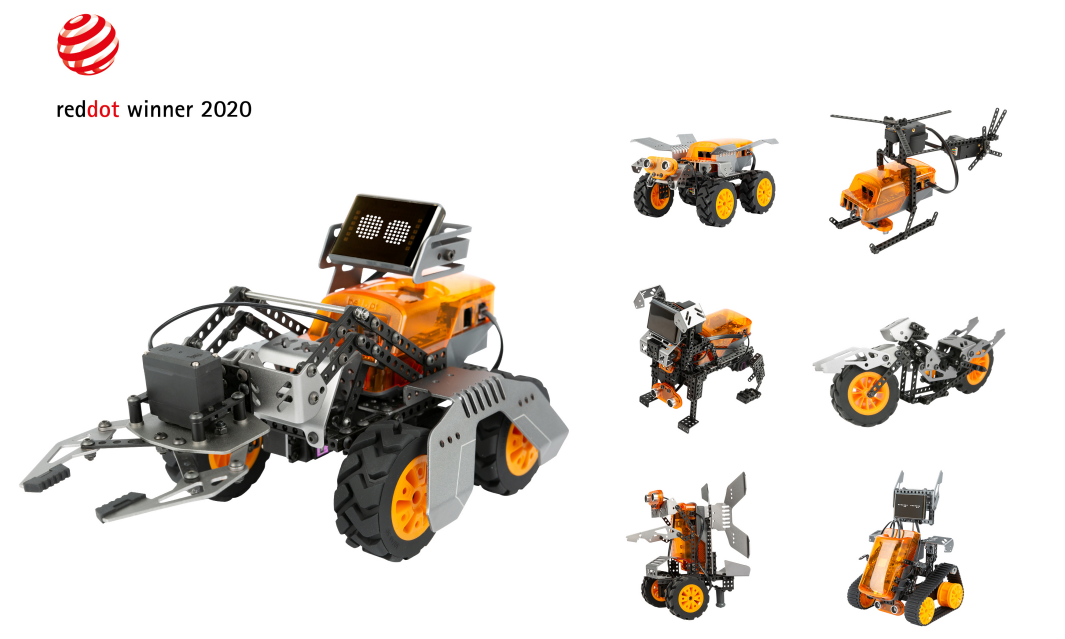 2020 red dot product design award，Thunbot，Metal，robot，Toys，