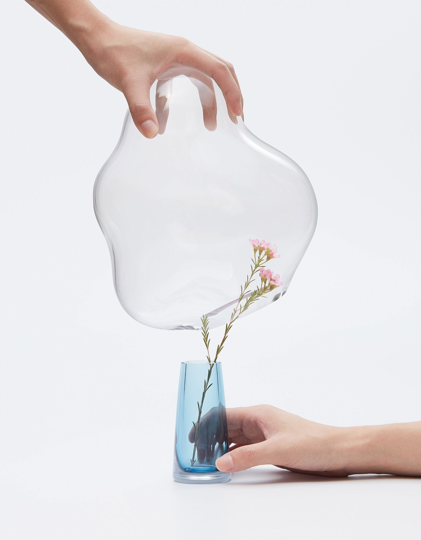Glass，Utensils，flower，interaction，