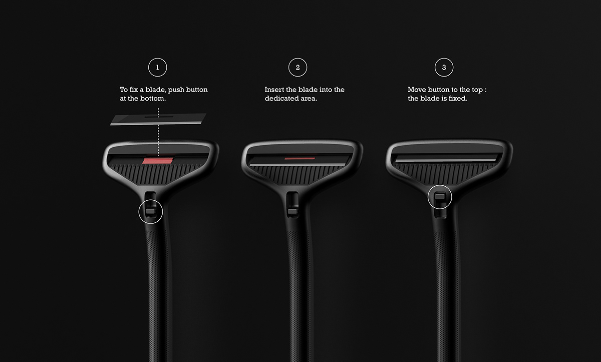 razor，Sustainability，simple，Ceramic blade，