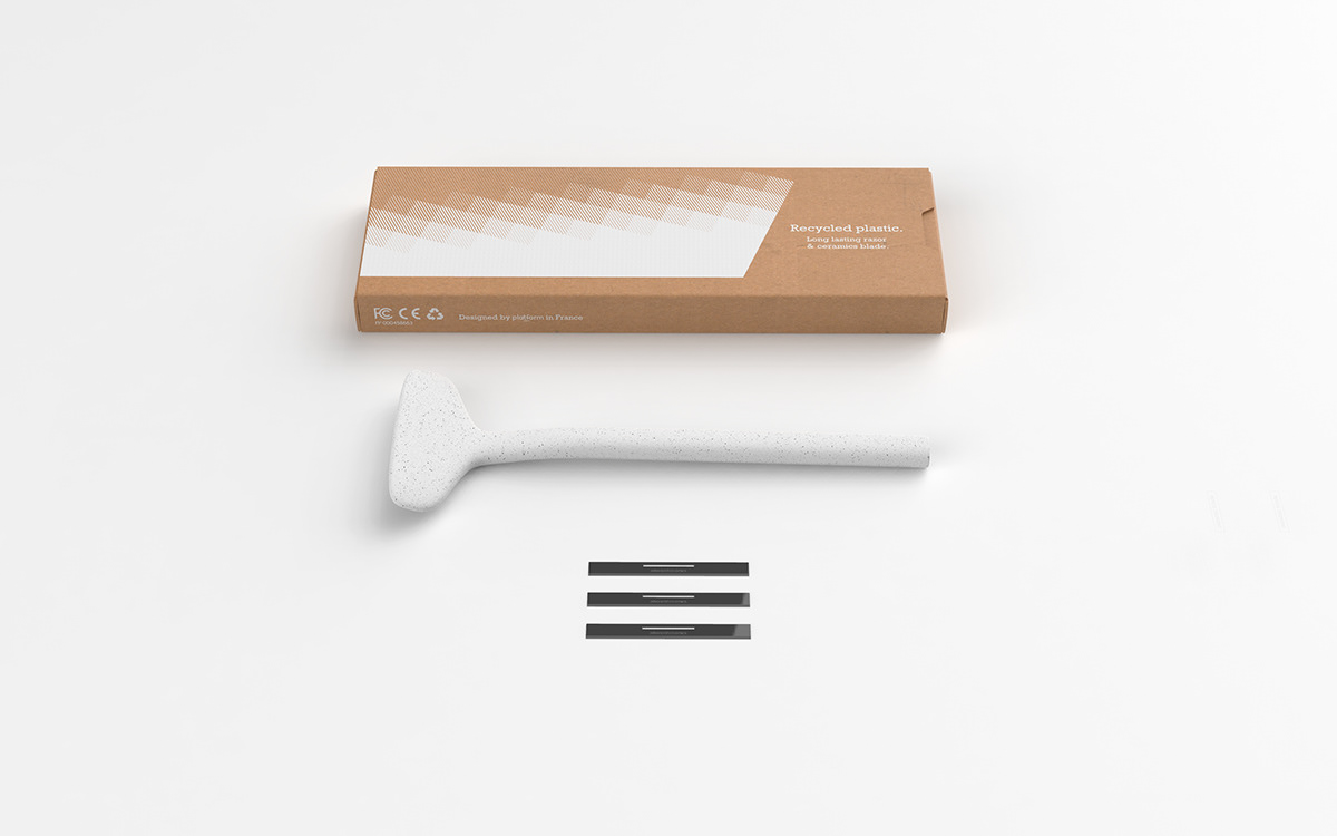 razor，Sustainability，simple，Ceramic blade，