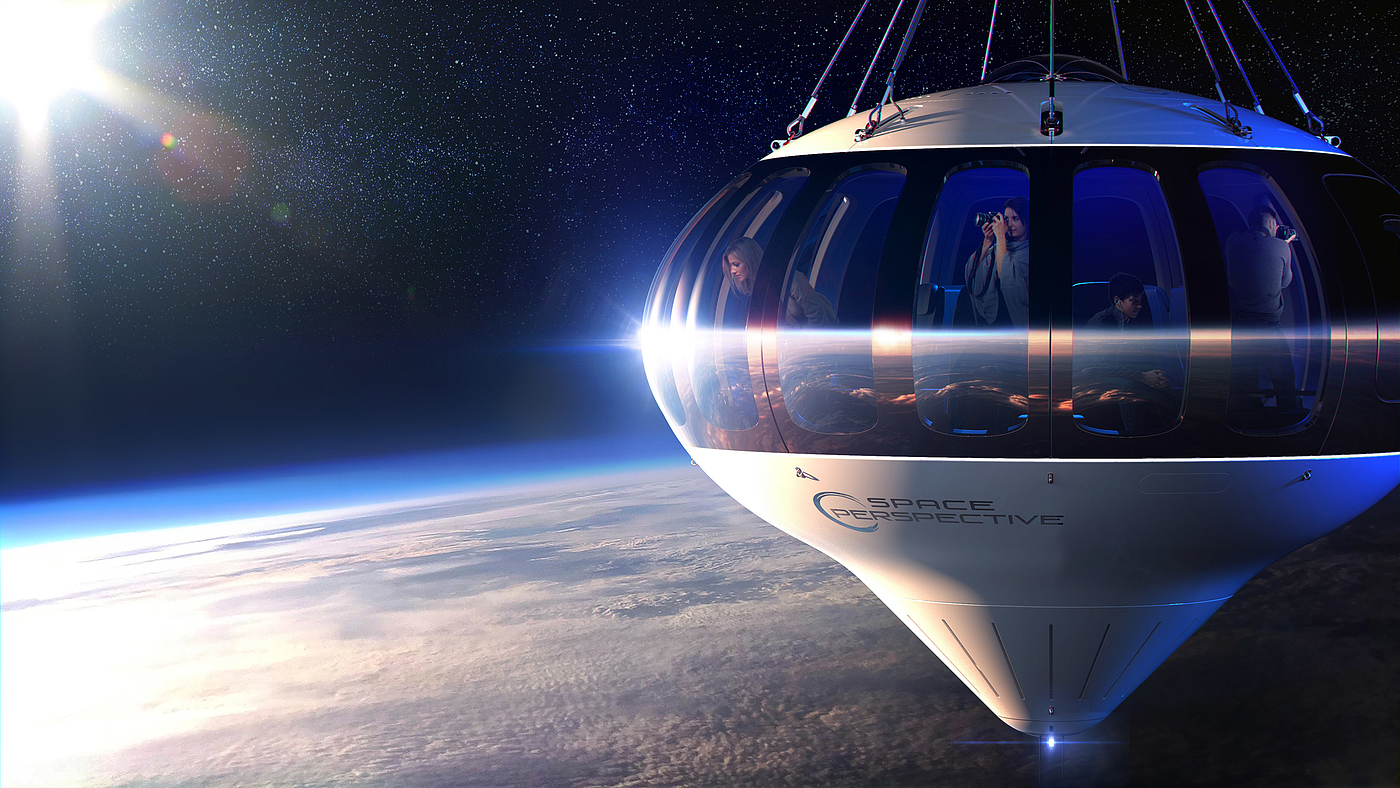airship，Space，concept，explore，