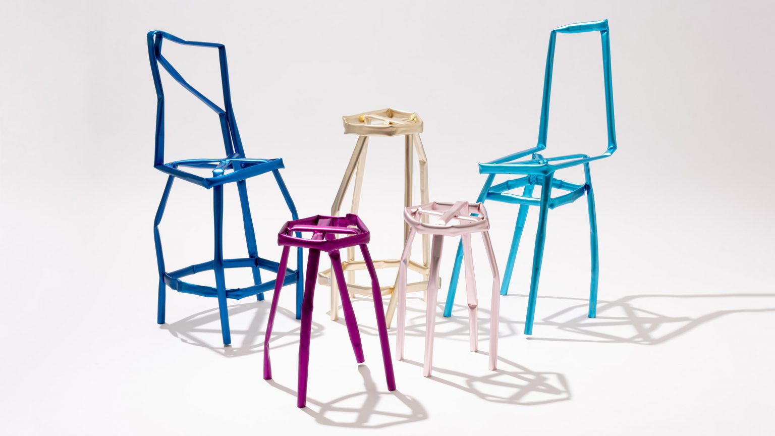 chair，aluminium，anodic oxidation ，personality，