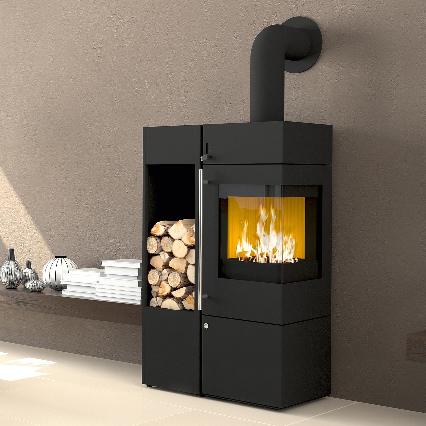 Wood burning stove，Padua 160，fireplace，2020 red dot product design award，