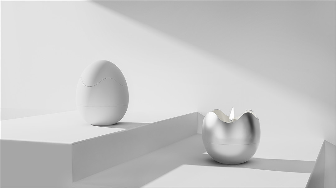 product design，industrial design，Candlestick candle，sample reels，Keyshot rendering，