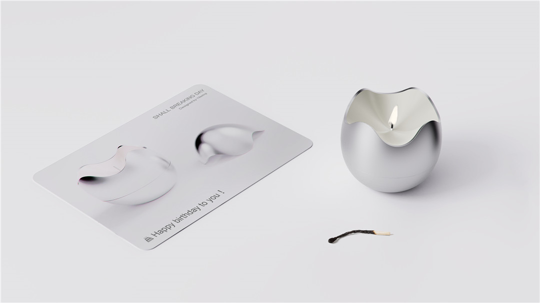 product design，industrial design，Candlestick candle，sample reels，Keyshot rendering，