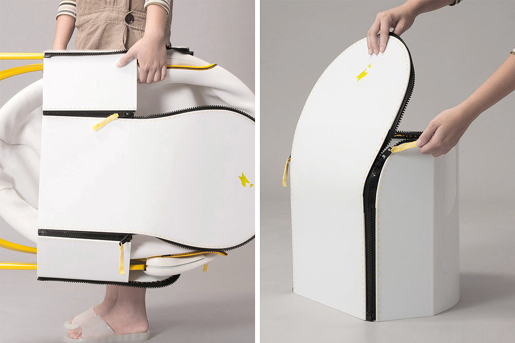 Folding bathtub，Wearable towel，comfortable，product design，industrial design，